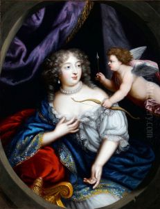 Francoise-Athenais de Rochechouart, marquise de Montespan by Pierre Mignard I