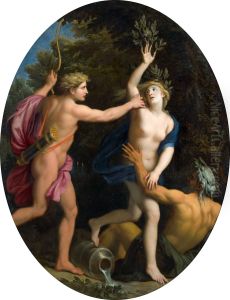Apollo and Daphne by Rene-Antoine Houasse