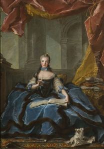 Madame Adelaide de France (1732-1800), fille de Louis XV) by Jean-Marc Nattier