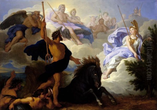 Dispute between Minerva and Neptune over the Naming of the City of Athens - view 1