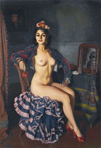 Retrato de La Oterito en su camerino - view 1