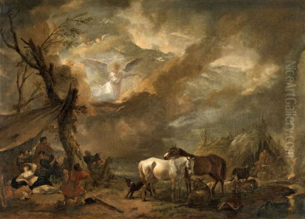The annunciation to the shepherds - view 1