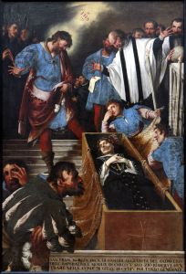 L'illumination de Saint Francois Borgia by Pietro della Vecchia