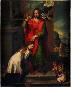 Saint Ansano baptisant une Siennoise