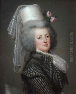 Marie Antoinette of Austria, Queen of France (1755-1793) by Adolf Ulrik Wertmuller