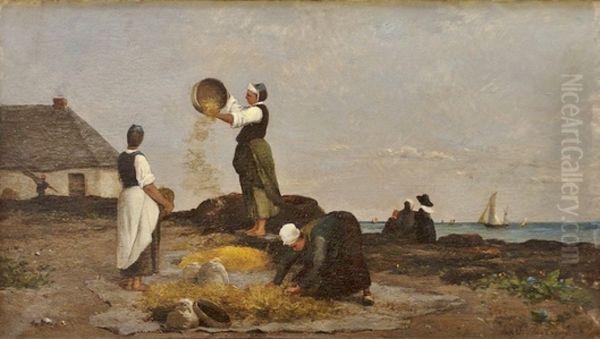 Les vanneuses a Kerity - view 1