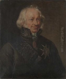Portrett av Georg Jacob Bull by Johann Siegwald Dahl