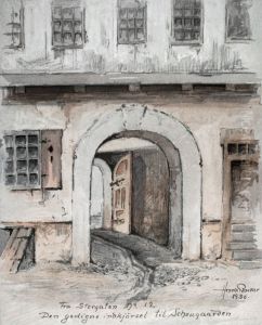 Fra Storgaten No 12 by Henrik Backer