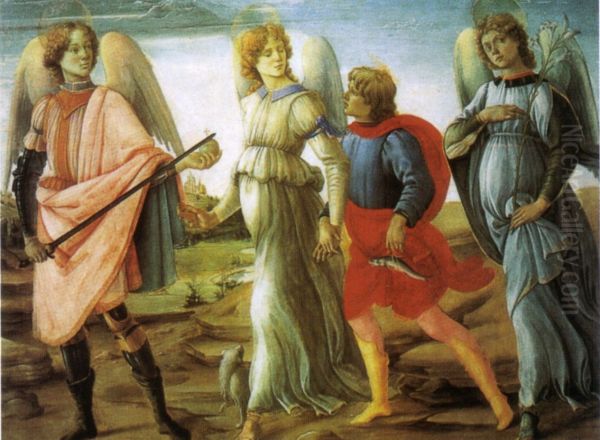 Tobias and three Archangel - view 1