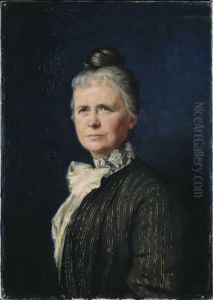 Portrett av Ragna Nielsen, fodt Ullmann by Asta Norregaard
