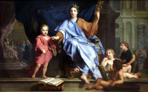 L'eloquence by Rene-Antoine Houasse