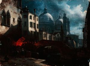 Scena veneziana by Giovanni Migliara