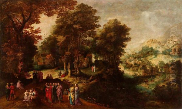 Jezus en Zacheus - view 1