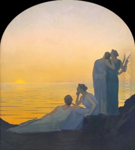 Soir antique by Alphonse Osbert