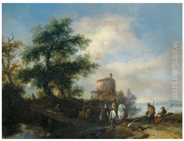 Departure of the hunt - view 1