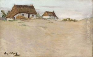 Maisons Sur Les Dunes by Eugene Chigot