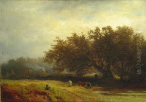 Evening Landscape by Andreas Achenbach