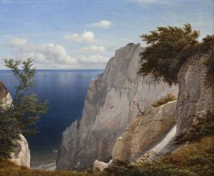 View of the Cliffs of Mon, Denmark by P. C. Skovgaard