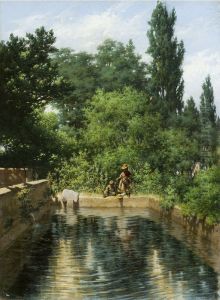 Estanque de la huerta de Morales by Rafael Romero Barros