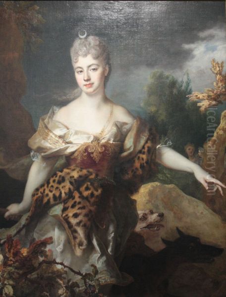 Portrait de femme en Diane - view 1