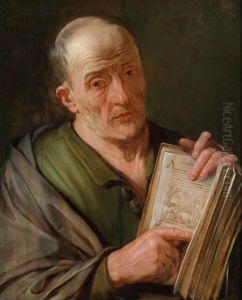 A saint, probably Luke the Evangelist by Artus Wolffort