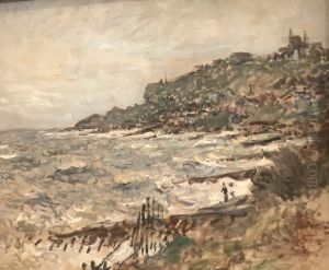 Falaise de Sainte-Adresse, temps gris