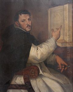 Portrait of Ignazio Danti by Bartolomeo Passerotti by Bartolomeo Passarotti