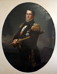 Portrait of admiral by Franz Xavier Winterhalter