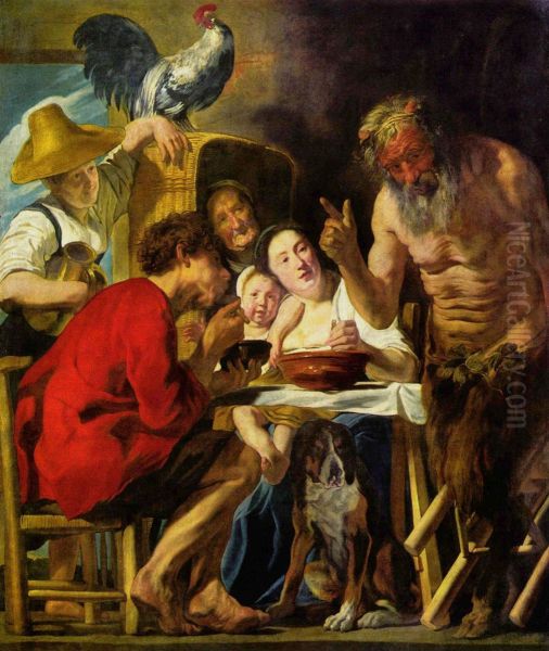 Satyr and the peasant - view 1