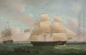 Underway off Portsmouth by Thomas Whitcombe
