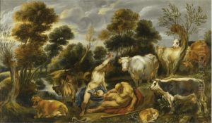 Mercury beheads Argus (Ovid, Met.I, 568-721) by Jacob Jordaens