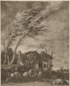 Pigs Being Fed by Paulus Potter