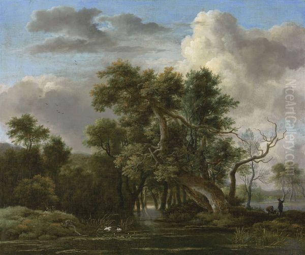 A Woodland Pool - view 1