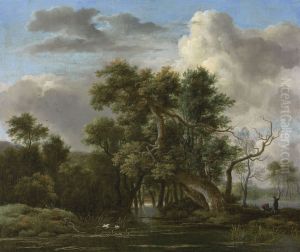 A Woodland Pool by Jacob Van Ruisdael