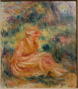 Young Woman in a Landscape Young Woman in a Landscape