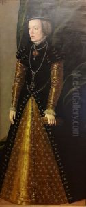 Portrait of Mary of Pernstein, Duchess of Teschen. Portrait of Mary of Pernstein, Duchess of Teschen.