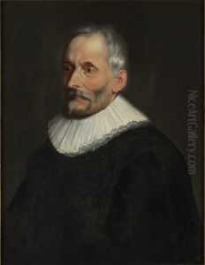 Portret van Balthasar I Moretus by Balthasar Beschey