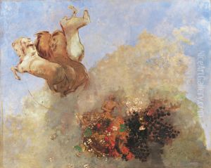 Quadrige, le char d'Apollon by Odilon Redon