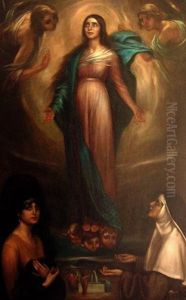 La Virgen de los faroles by Julio Romero De Torres