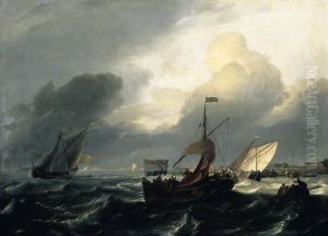 Small Dutch Vessels by Ludolf Bakhuizen