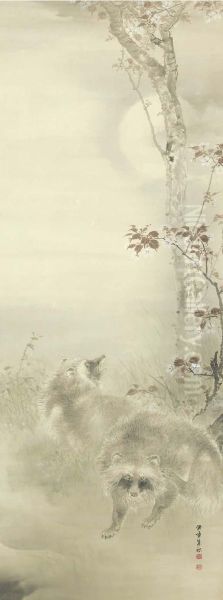 Two Badgers - view 1