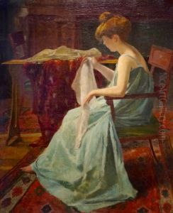 Femme a la robe verte Femme a la robe verte