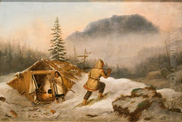 Indian Hunter and His Family - view 1