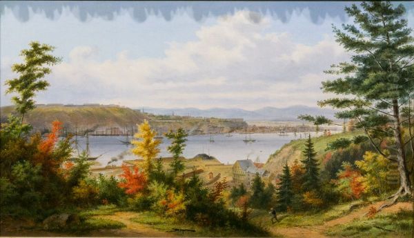 View of Quebec City from Pointe De Levy - view 1