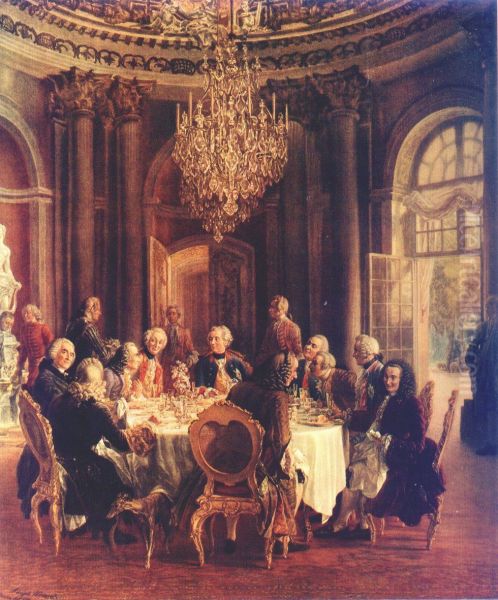 King Frederick II's Roundtable at Sanssouci - view 1