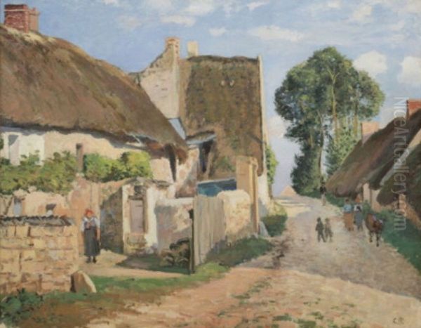 Cottages at Auvers-sur-Oise - view 1