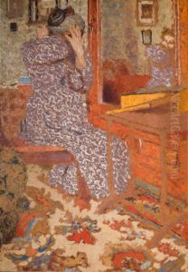 Madame Vuillard Arranging Her Hair Madame Vuillard Arranging Her Hair