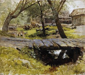 Bridge. Savvinskaya Sloboda by Isaac Levitan