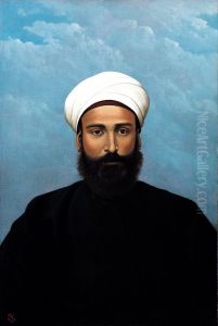 lwht llshykh mhmd drwysh alalwsyPortrait of Mohamed Darouich al Allousilabel QS:Len,"Portrait of Mohamed Darouich al Allousi"label QS:Lar,"lwht lilshykh muhmad drwysh alalwsy"