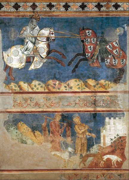Tournament and Hunting Scenes - view 1